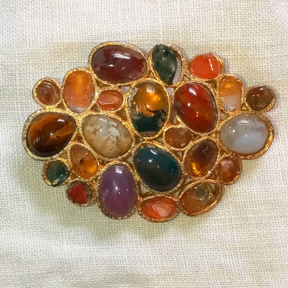 Unique handmade brooch